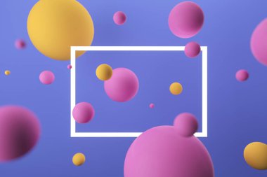 Modern dinamik arka plan. Fütüristik 3d çizim.