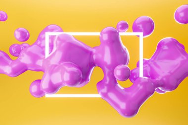 Modern dinamik arka plan. Fütüristik 3d çizim.