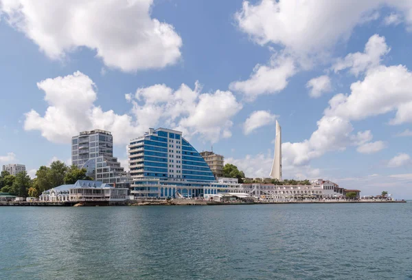 Sevastopol, Crimea - 26 Temmuz: Sevastopol, Crimea içinde üzerinde 26 Temmuz 2018 Sevastopol sanat koyda.