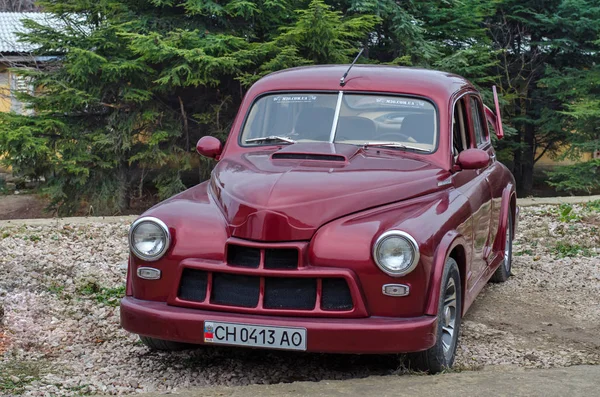 Sevastopol Krim November Den Sovjetiska Motor Bil Pobeda Den November — Stockfoto