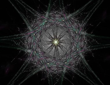 Uzay serisi geometrisini. Görsel olarak çekici zemin kavramsal Izgaralar eğrileri ve fraktal öğeleri öğesi olarak düzenleri fizik matematik teknoloji bilim ve eğitim için uygun yapılmış.