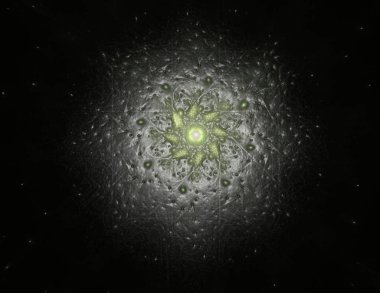 Uzay serisi geometrisini. Görsel olarak çekici zemin kavramsal Izgaralar eğrileri ve fraktal öğeleri öğesi olarak düzenleri fizik matematik teknoloji bilim ve eğitim için uygun yapılmış.