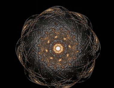 Uzay serisi geometrisini. Görsel olarak çekici zemin kavramsal Izgaralar eğrileri ve fraktal öğeleri öğesi olarak düzenleri fizik matematik teknoloji bilim ve eğitim için uygun yapılmış.
