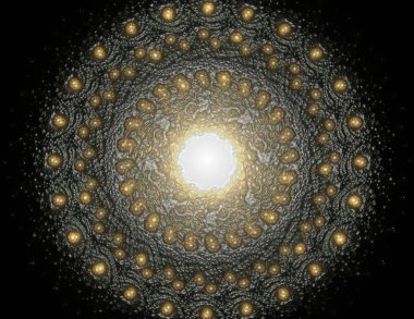 Uzay serisi geometrisini. Görsel olarak çekici zemin kavramsal Izgaralar eğrileri ve fraktal öğeleri öğesi olarak düzenleri fizik matematik teknoloji bilim ve eğitim için uygun yapılmış.