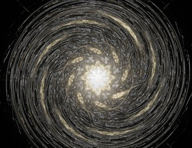 Uzay serisi geometrisini. Görsel olarak çekici zemin kavramsal Izgaralar eğrileri ve fraktal öğeleri öğesi olarak düzenleri fizik matematik teknoloji bilim ve eğitim için uygun yapılmış.