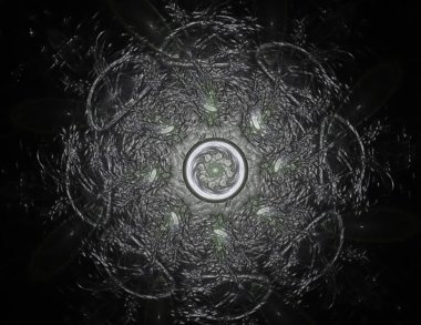 Uzay serisi geometrisini. Görsel olarak çekici zemin kavramsal Izgaralar eğrileri ve fraktal öğeleri öğesi olarak düzenleri fizik matematik teknoloji bilim ve eğitim için uygun yapılmış.