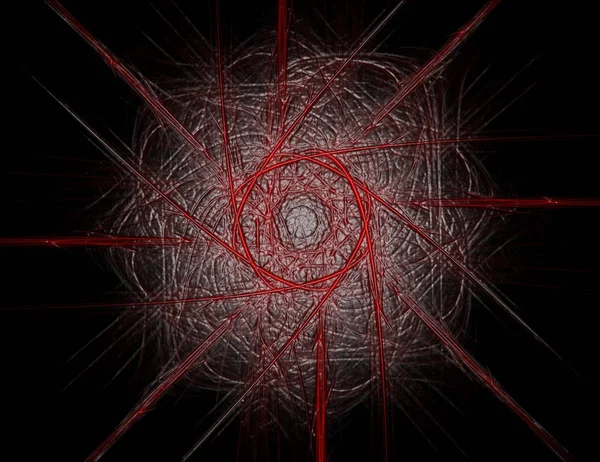 Fraktal mandala arka plan çok renkli soyut bilgisayar oluşturulan