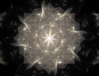 Uzay serisi geometrisini. Görsel olarak çekici zemin kavramsal Izgaralar eğrileri ve fraktal öğeleri öğesi olarak düzenleri fizik matematik teknoloji bilim ve eğitim için uygun yapılmış.