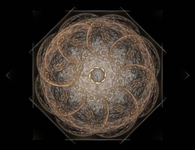 Uzay serisi geometrisini. Görsel olarak çekici zemin kavramsal Izgaralar eğrileri ve fraktal öğeleri öğesi olarak düzenleri fizik matematik teknoloji bilim ve eğitim için uygun yapılmış.