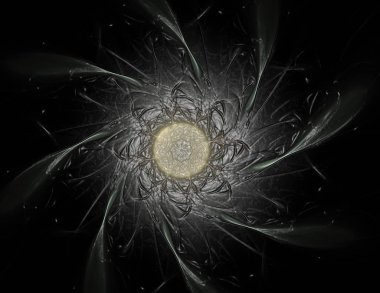 Dantelli renkli saat desen. Dijital fractal sanat tasarım. Kutsal semboller işaretler geometrisi soyut tasarım. Astroloji simya sihirli tasarımlar. Geometrik sarmal. Soyut renkli fraktal doku.