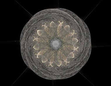 Konuyla ilgili soyut fraktal formlar grafik tasarım ve nükleer fizik bilim parçacıkların. Geometri kutsal fütüristik kuantum dijital hologram doku geliştirme dalga gerçeküstü tasarım.