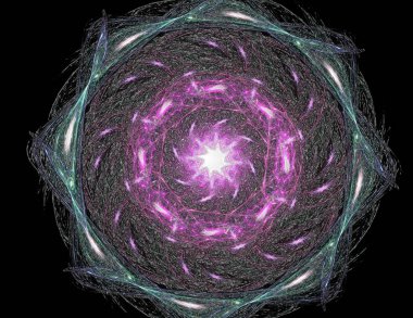 Uzay serisi geometrisini. Görsel olarak çekici zemin kavramsal Izgaralar eğrileri ve fraktal öğeleri öğesi olarak düzenleri fizik matematik teknoloji bilim ve eğitim için uygun yapılmış.