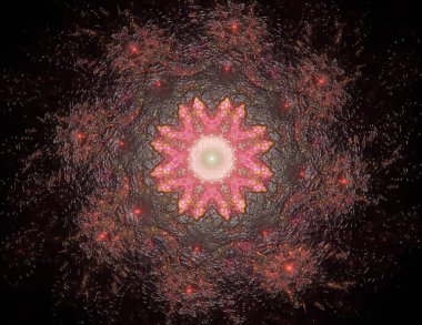 Uzay serisi geometrisini. Görsel olarak çekici zemin kavramsal Izgaralar eğrileri ve fraktal öğeleri öğesi olarak düzenleri fizik matematik teknoloji bilim ve eğitim için uygun yapılmış.