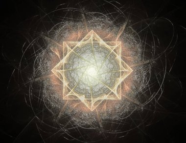 Dantelli renkli saat desen. Dijital fractal sanat tasarım. Kutsal semboller işaretler geometrisi soyut tasarım. Astroloji simya sihirli tasarımlar. Geometrik sarmal. Soyut renkli fraktal doku.