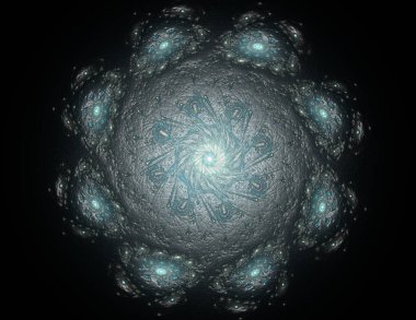 Uzay serisi geometrisini. Görsel olarak çekici zemin kavramsal Izgaralar eğrileri ve fraktal öğeleri öğesi olarak düzenleri fizik matematik teknoloji bilim ve eğitim için uygun yapılmış.