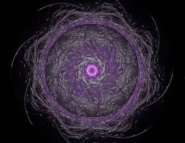 Dantelli renkli saat desen. Dijital fractal sanat tasarım. Kutsal semboller işaretler geometrisi soyut tasarım. Astroloji simya sihirli tasarımlar. Geometrik sarmal. Soyut renkli fraktal doku.