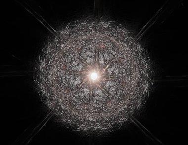 Dantelli renkli saat desen. Dijital fractal sanat tasarım. Kutsal semboller işaretler geometrisi soyut tasarım. Astroloji simya sihirli tasarımlar. Geometrik sarmal. Soyut renkli fraktal doku.