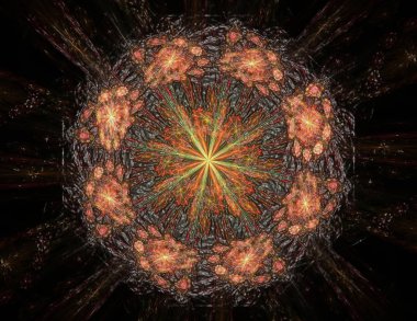 Uzay serisi geometrisini. Görsel olarak çekici zemin kavramsal Izgaralar eğrileri ve fraktal öğeleri öğesi olarak düzenleri fizik matematik teknoloji bilim ve eğitim için uygun yapılmış.