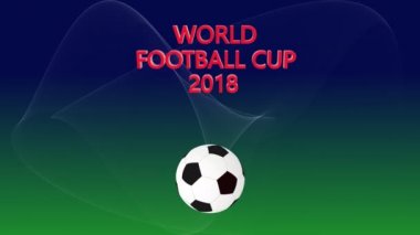 Yeşil çimenlerin üzerinde haddeleme futbol topu