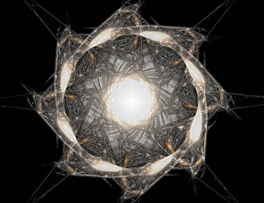 Uzay serisi geometrisini. Görsel olarak çekici zemin kavramsal Izgaralar eğrileri ve fraktal öğeleri öğesi olarak düzenleri fizik matematik teknoloji bilim ve eğitim için uygun yapılmış.