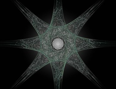 Uzay serisi geometrisini. Görsel olarak çekici zemin kavramsal Izgaralar eğrileri ve fraktal öğeleri öğesi olarak düzenleri fizik matematik teknoloji bilim ve eğitim için uygun yapılmış.