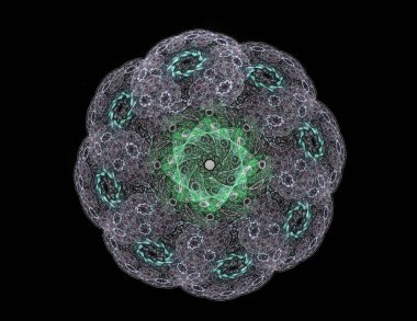 Dantelli renkli saat desen. Dijital fractal sanat tasarım. Kutsal semboller işaretler geometrisi soyut tasarım. Astroloji simya sihirli tasarımlar. Geometrik sarmal. Soyut renkli fraktal doku.