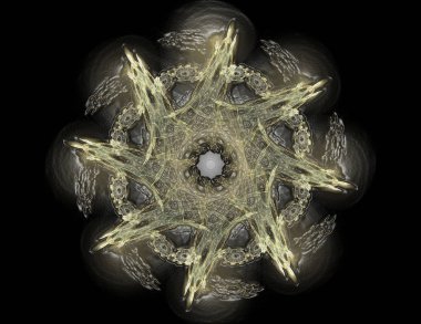 Uzay serisi geometrisini. Görsel olarak çekici zemin kavramsal Izgaralar eğrileri ve fraktal öğeleri öğesi olarak düzenleri fizik matematik teknoloji bilim ve eğitim için uygun yapılmış.