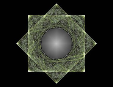 Uzay serisi geometrisini. Görsel olarak çekici zemin kavramsal Izgaralar eğrileri ve fraktal öğeleri öğesi olarak düzenleri fizik matematik teknoloji bilim ve eğitim için uygun yapılmış.