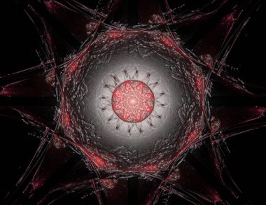 Uzay serisi geometrisini. Görsel olarak çekici zemin kavramsal Izgaralar eğrileri ve fraktal öğeleri öğesi olarak düzenleri fizik matematik teknoloji bilim ve eğitim için uygun yapılmış.