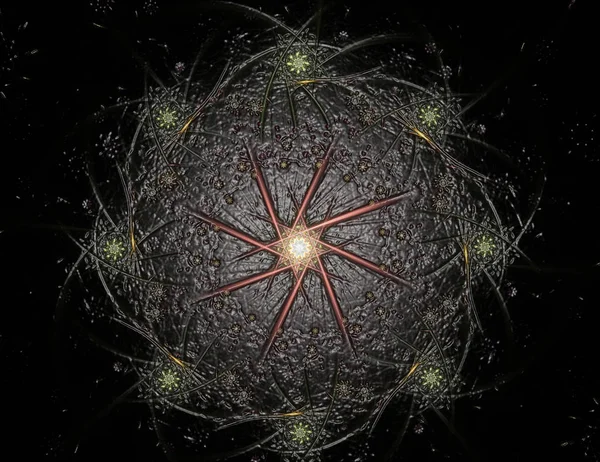 Uzay serisi geometrisini. Görsel olarak çekici zemin kavramsal Izgaralar eğrileri ve fraktal öğeleri öğesi olarak düzenleri fizik matematik teknoloji bilim ve eğitim için uygun yapılmış.