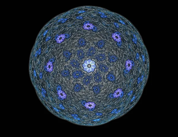 粒子的抽象形形式对主题的核物理科学和平面设计 发展波超现实设计中几何神圣的未来派量子数字全息图纹理 — 图库照片