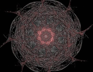 Uzay serisi geometrisini. Görsel olarak çekici zemin kavramsal Izgaralar eğrileri ve fraktal öğeleri öğesi olarak düzenleri fizik matematik teknoloji bilim ve eğitim için uygun yapılmış.