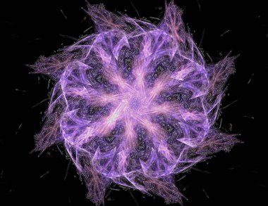 Konuyla ilgili soyut fraktal formlar grafik tasarım ve nükleer fizik bilim parçacıkların. Geometri kutsal fütüristik kuantum dijital hologram doku geliştirme dalga gerçeküstü tasarım.