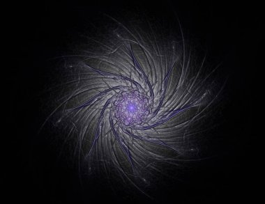 Soyut fraktal kırmızı arka plan ile kesişen daireler ve oval. disko ışıkları. Hareket illüstrasyon.