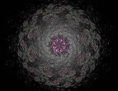 Soyut fraktal renk ve arka plan geçiş daire oval. Hareket illüstrasyon.