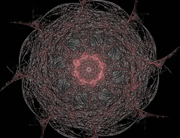 Uzay serisi geometrisini. Görsel olarak çekici zemin kavramsal Izgaralar eğrileri ve fraktal öğeleri öğesi olarak düzenleri fizik matematik teknoloji bilim ve eğitim için uygun yapılmış.