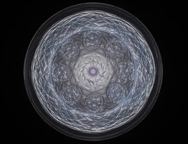 Konuyla ilgili soyut fraktal formlar grafik tasarım ve nükleer fizik bilim parçacıkların. Geometri kutsal fütüristik kuantum dijital hologram doku geliştirme dalga gerçeküstü tasarım.