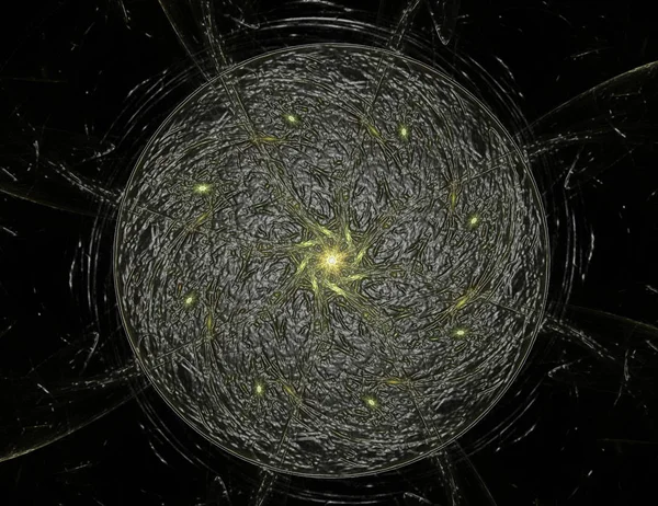Konuyla ilgili soyut fraktal formlar grafik tasarım ve nükleer fizik bilim parçacıkların. Geometri kutsal fütüristik kuantum dijital hologram doku geliştirme dalga gerçeküstü tasarım.