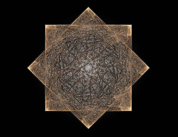 Konuyla ilgili soyut fraktal formlar grafik tasarım ve nükleer fizik bilim parçacıkların. Geometri kutsal fütüristik kuantum dijital hologram doku geliştirme dalga gerçeküstü tasarım.