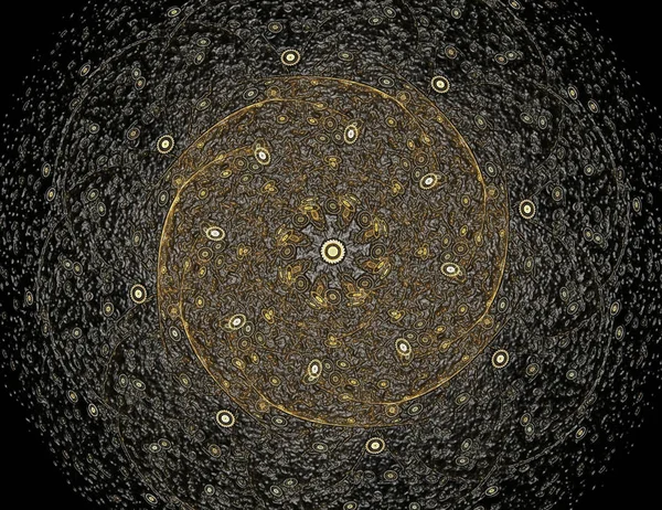 Soyut fraktal enkaz dijital sanat yaratıcı grafik tasarım için