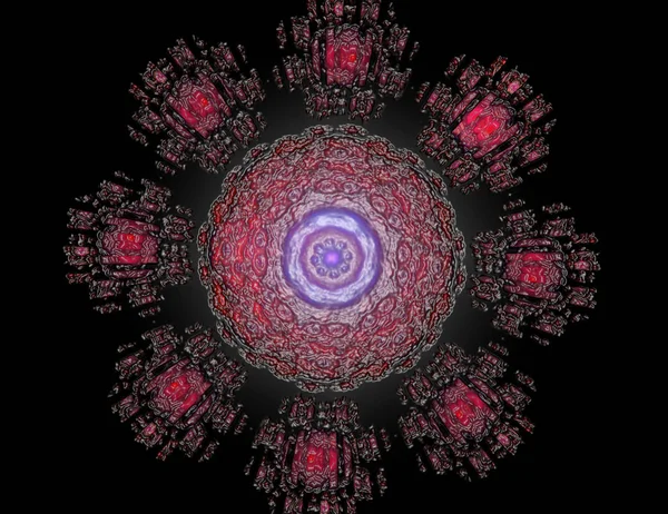 Geometryczne Spiralę Która Spada Dół Abstrakcja Artystyczny Colorful Tekstury — Zdjęcie stockowe