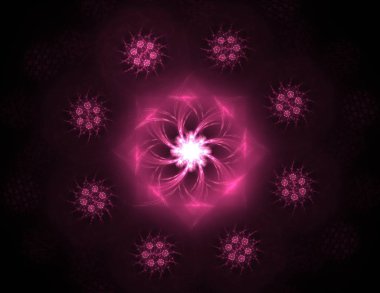 Soyut tasarım kutsal sembolleri yapılan geometri imzalar ve Astroloji simya büyü konusunda tasarımlar