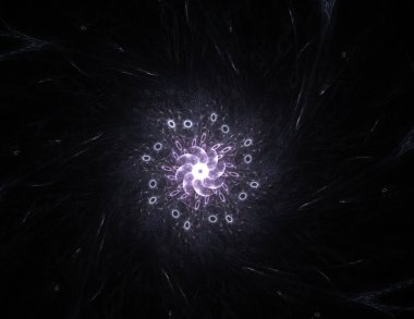 Soyut bir bilgisayar modern fraktal tasarım beyaz arka plan üzerinde oluşturulan. Fraktal renk doku soyut. Dijital sanat. Soyut Form ve renk. Soyut fraktal öğe desen tasarımınız için. Parlak deniz çiçek yıldız. Güzel soyut fraktal flo