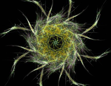 Uzay serisi geometrisini. Görsel olarak çekici zemin kavramsal Izgaralar eğrileri ve fraktal öğeleri öğesi olarak düzenleri fizik matematik teknoloji bilim ve eğitim için uygun yapılmış