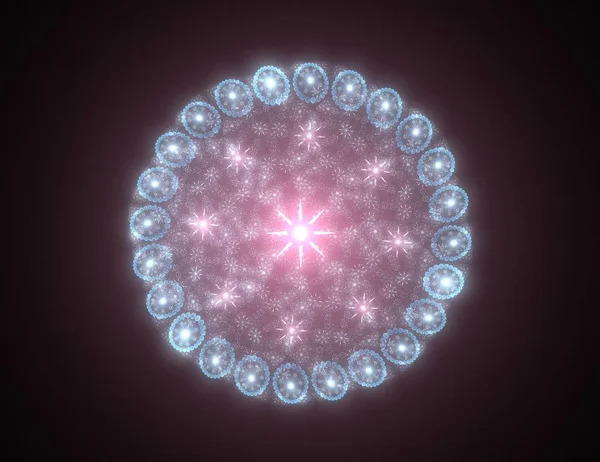 Serideki renkler, süslü boyalar. Arkaplan fraktal renk dokusundan oluşur ve hayal gücü, yaratıcılık ve tasarım projelerinde kullanılmak için uygundur