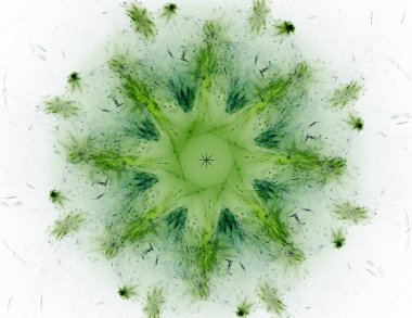 Soyut bir bilgisayar modern fraktal tasarım beyaz arka plan üzerinde oluşturulan. Fraktal renk doku soyut. Dijital sanat. Soyut Form ve renk. Soyut fraktal öğe desen tasarımınız için. Parlak deniz çiçek yıldız. Güzel soyut fraktal flo