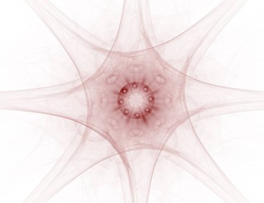 Bilim, teknoloji ve tasarım konularında fraktal radyal desen