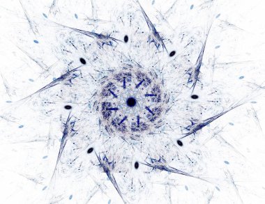 Soyut objektif parlama yer ya da zaman seyahat kavramı geçmiş