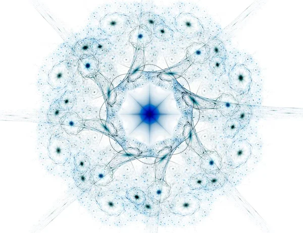 Soyut bir bilgisayar koyu arkaplanda modern fraktal tasarım üretti. Soyut fraktal renk dokusu. Dijital sanat. Soyut Form ve Renkler. Tasarımınız için soyut fraktal element deseni. Dinamik şekilli yumuşak renk üçgeni spirali