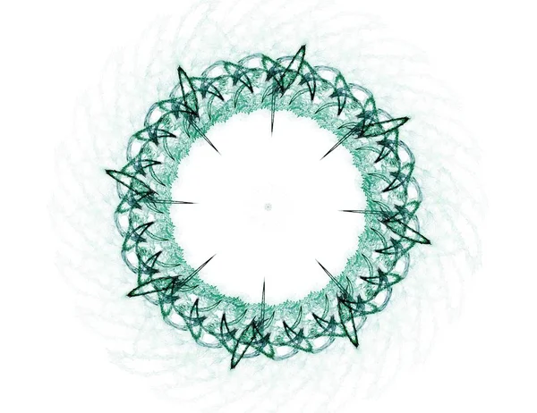 倒れる幾何学的なスパイラル 抽象的なカラフルなフラクタル テクスチャ — ストック写真